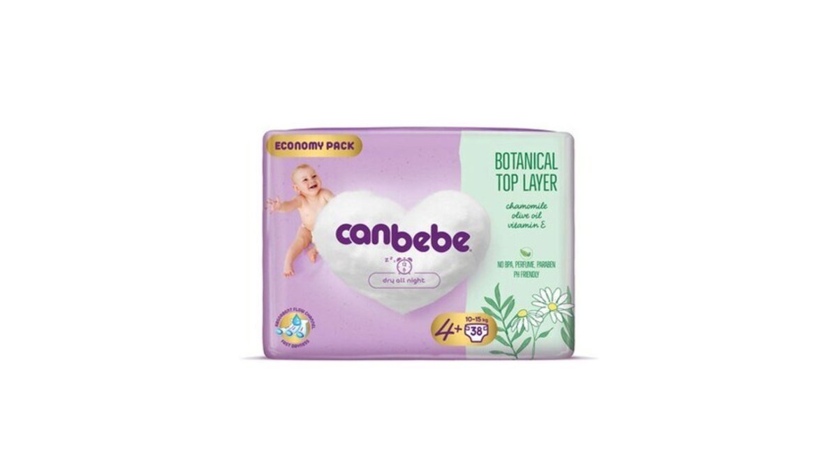 Kanbebe diapers TOP #4 (38 pcs)