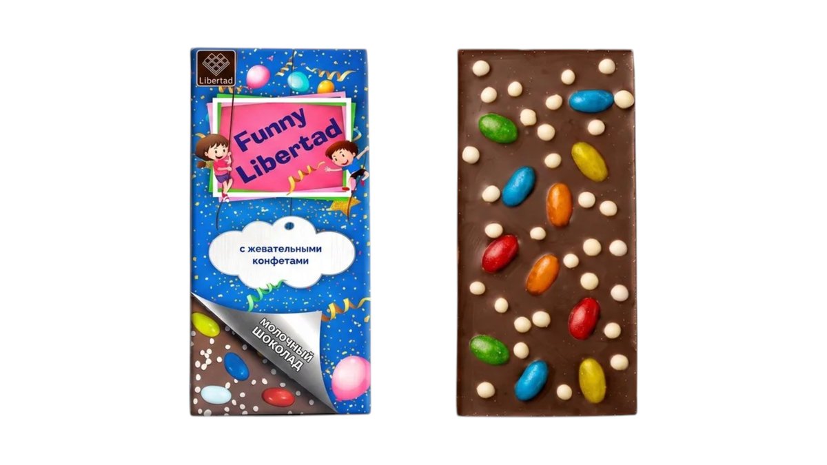 Funny Libertad Chocolate რძიანი (80 g)
