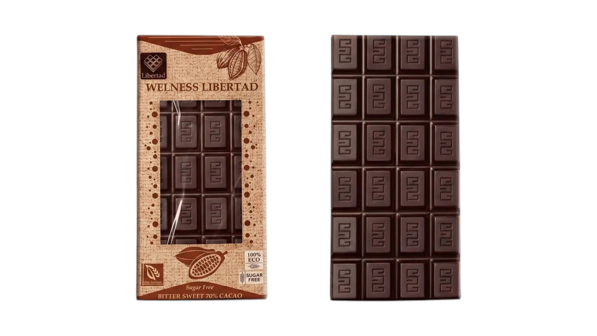 Libertad შოკოლადი bitter 70% sugar-free (80 g)