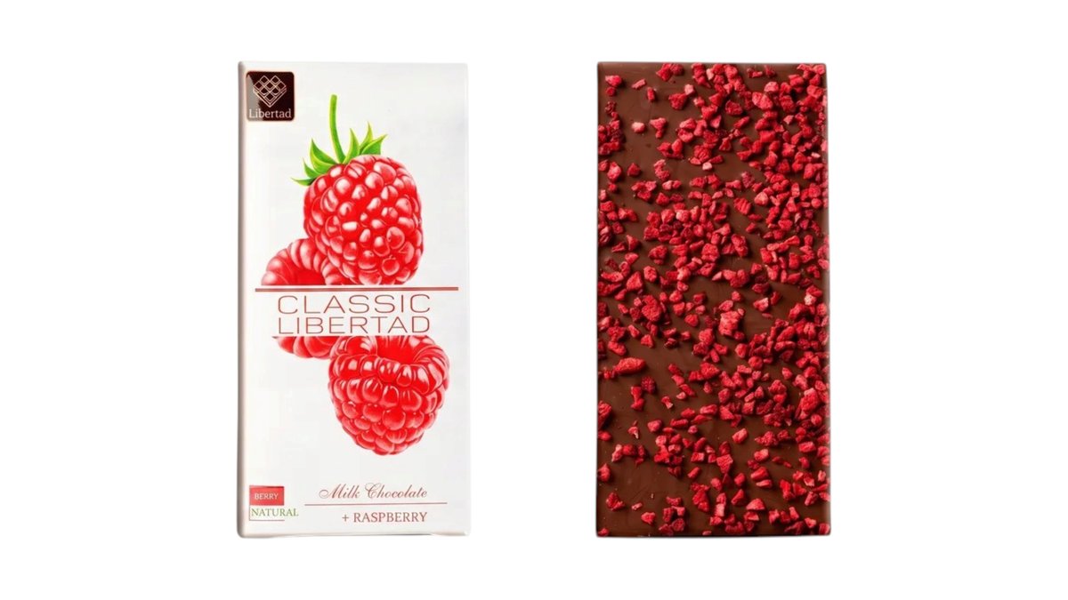 Libertad შოკოლადი milk raspberry (80 g)