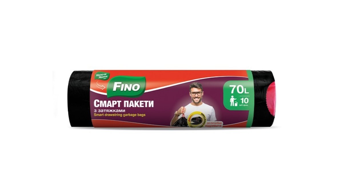 Fino мусорный пакет with fastener (10 pcs)