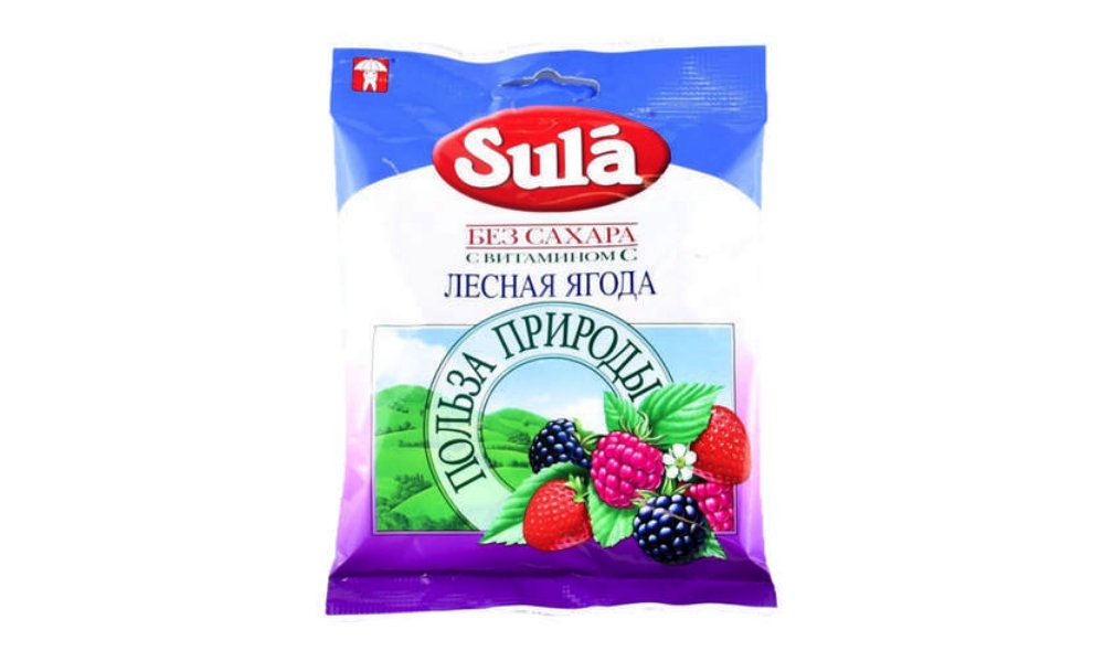 Zula конфета forest berries, diabetic (60 g)