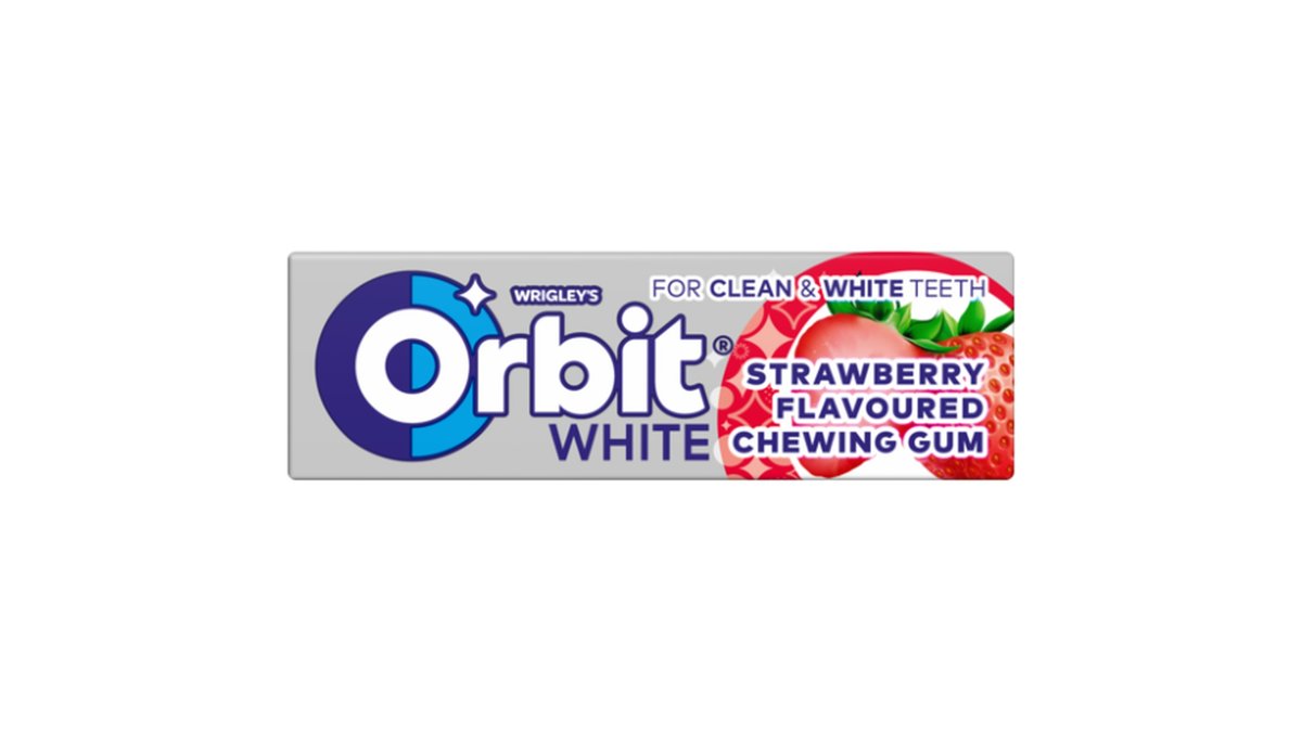 Orbit жевательная резинка White Strawberry (14 g)