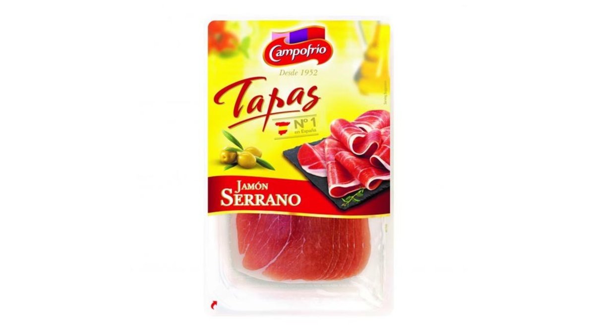 Campofrio Серрано хам Raw/Shredded Ham Serrano (80 gr)