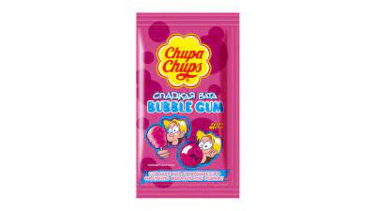 Chuppa Chups კანფეტი bubble (cotton candy) (11 g)