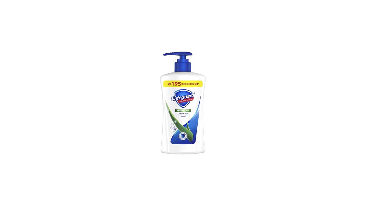 სეიფგარდი Жидкое Мыло Aloe (390 ml)