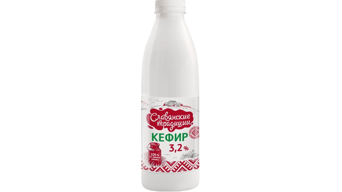 Slavic Traditions Кефир 3.2% (900 ml)