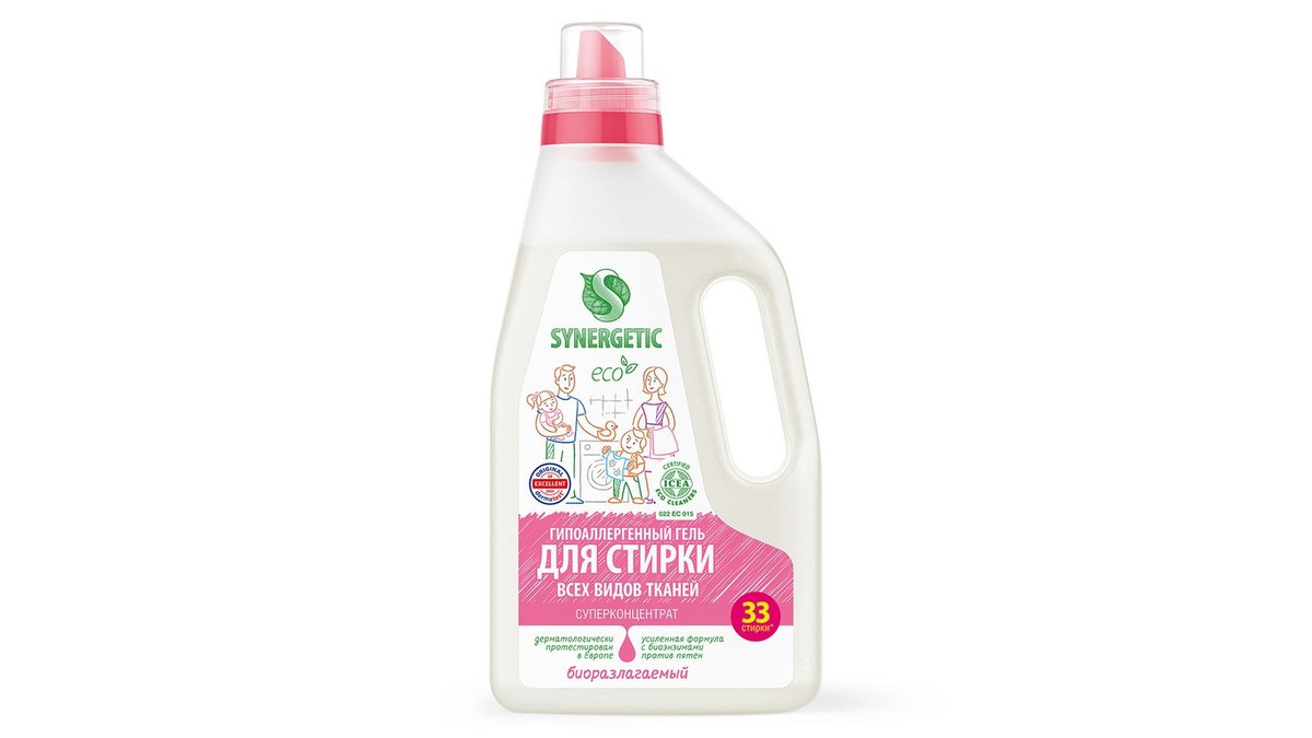 SYNERGETIC Стиральный порошок biodegradable universal
