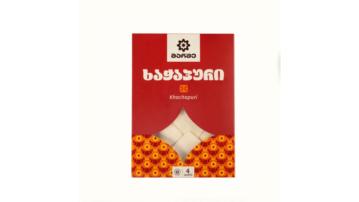 მარშე Dumplings გაყინული ხაჭაპური (4 pcs)