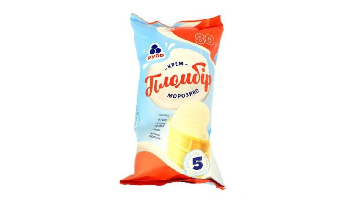 რუდი ice cream Cream-Plombir (80 g)