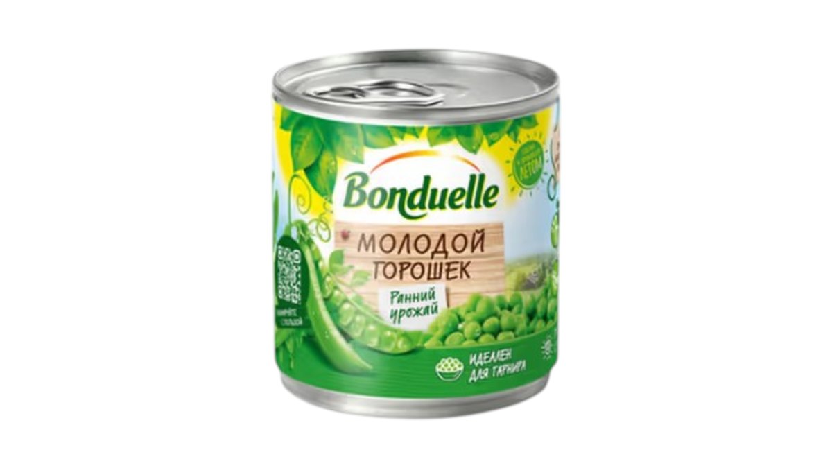 Bonduelle Консервированные горошки ახალგაზრდა ბარდა (212 ml)