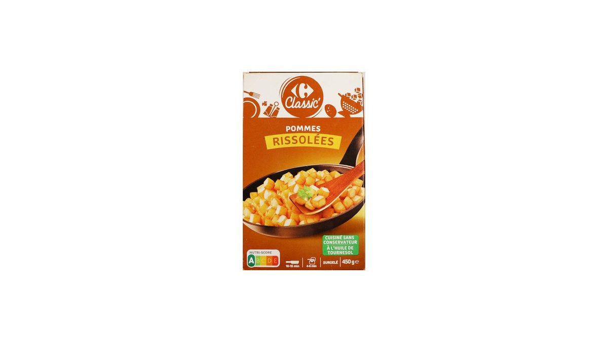 CRF ფრანგული კარტოფილი Hash Browns (450 g)