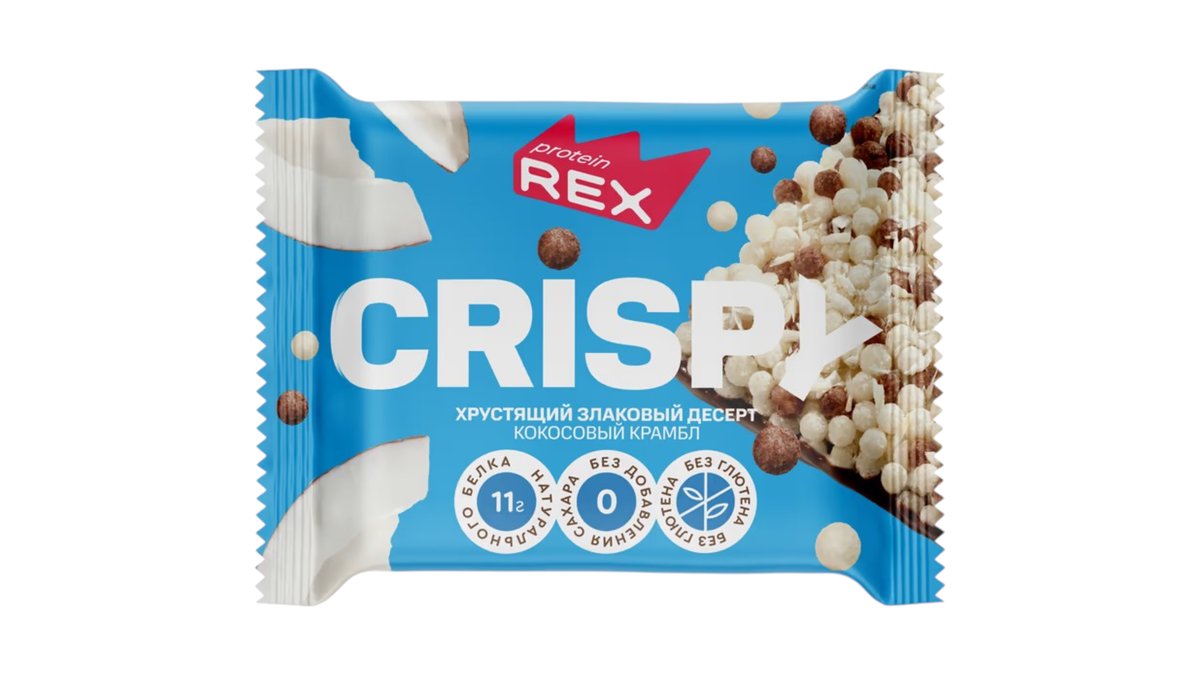 REX кукурузные хрустящие хлебцы Coconut Crumble (55 g)