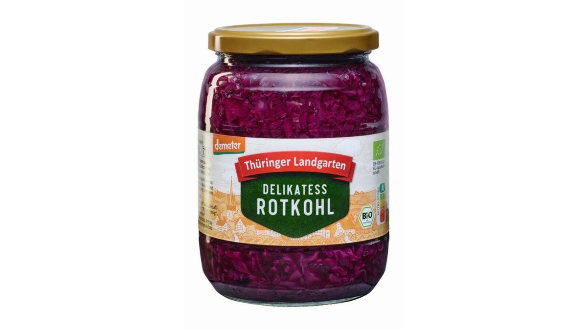 Thüringer Landgarten Маринованная Красная Капуста (680 g)