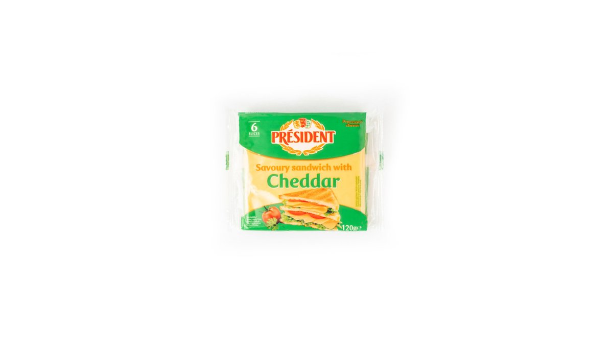 President ყველი melted Cheddar (120 g)