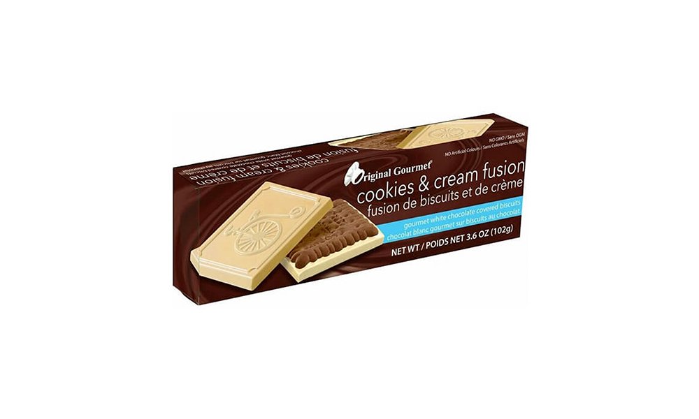 Original Gourmet ბისკვიტები with white chocolate (102 gr)