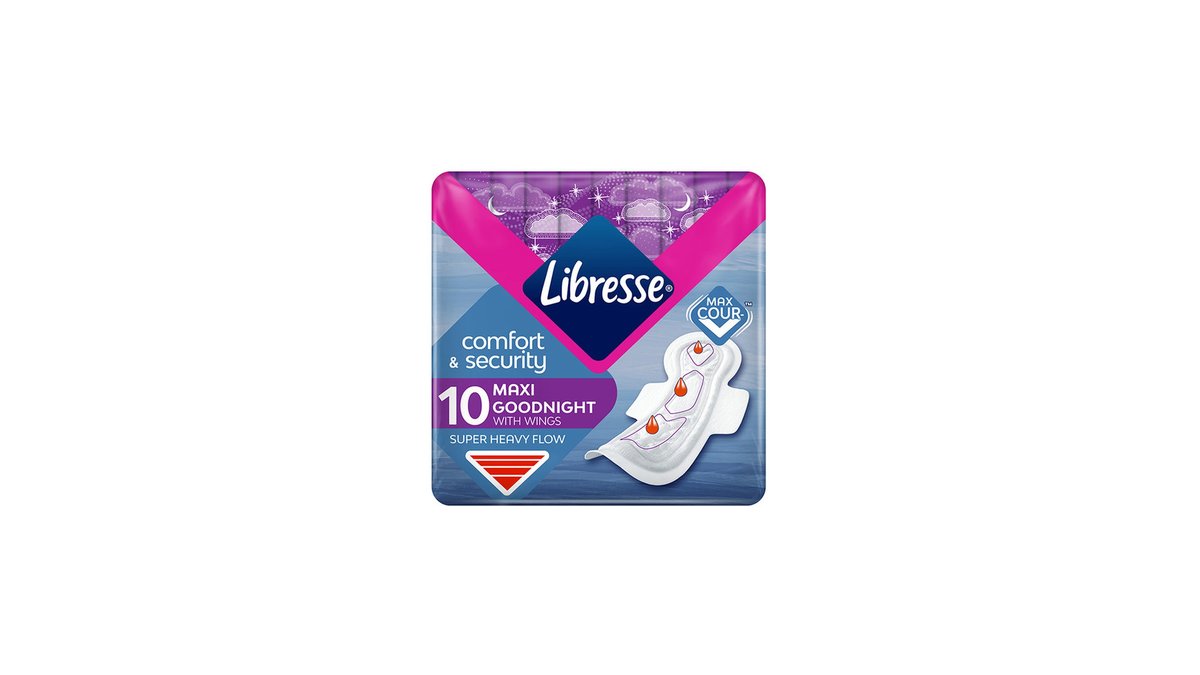 Libers ქალთა ჰიგიენის პროდუქტი night diaper Max (10 pcs)