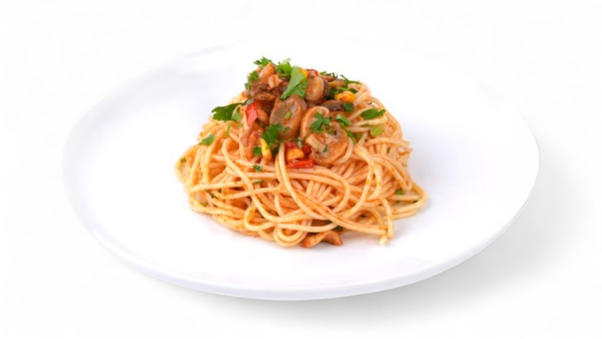 სპაგეტი with vegetables
