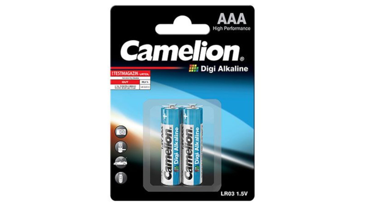 Camelion ალკალიური ბატარეები AAA Size (2 pack)