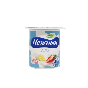 Nezhni Йогурт banana-strawberry (100 g)