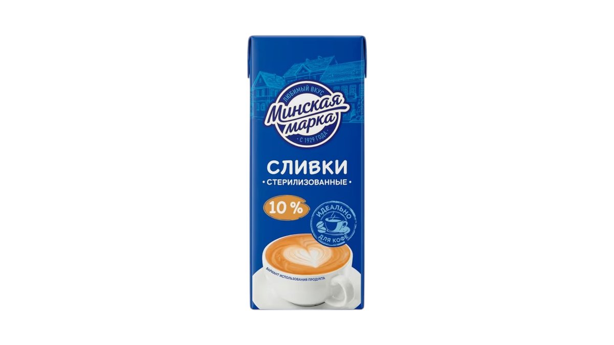 Minsk Mark Взбитые сливки 10% (200 ml)