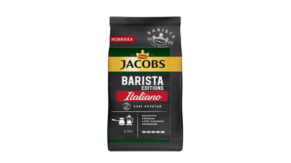 Jacobs Кофе Monarch Barista italiano (230 g)