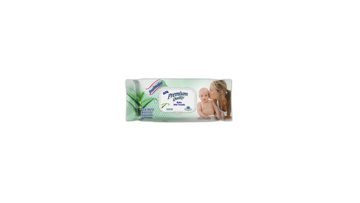 FRESHMAKER ბავშვის სველი ხელსახოცები Aloe Vera (72 pcs)