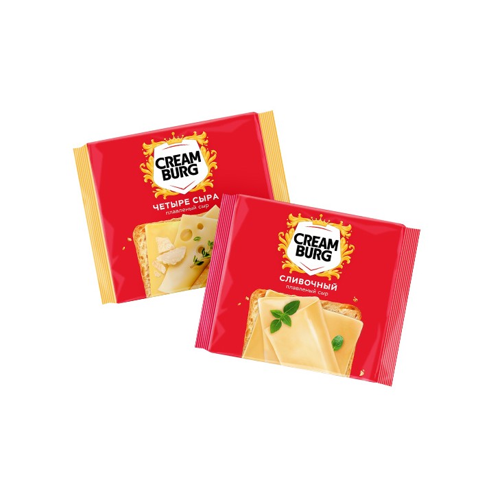 კრემბურგი cheese მდნარი ფირფიტოვანი (140 გ)