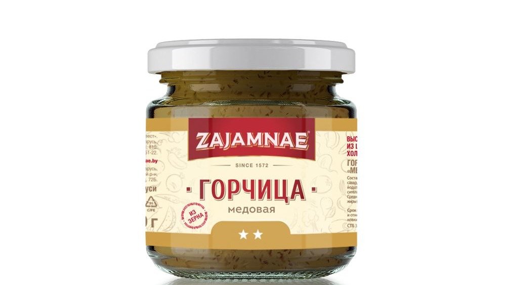 Zajamnae Mustard with honey (190 g)