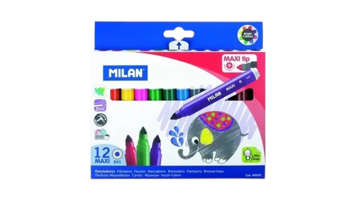MILAN მარკერი MAXI (12 pcs)