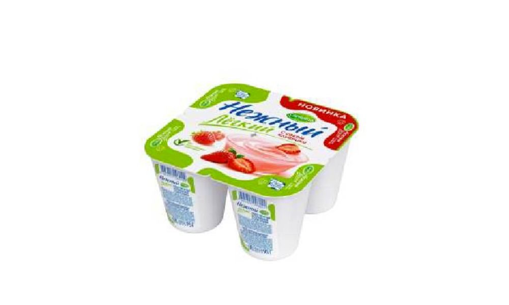 Nezhni მოელური დესერტი strawberry juice (95 g)