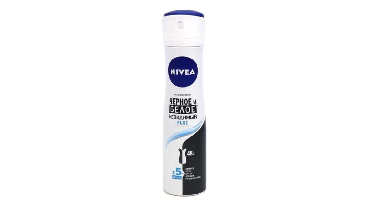 Nivea ანტიპერსპირანტი Invisible Black&White (150 ml)