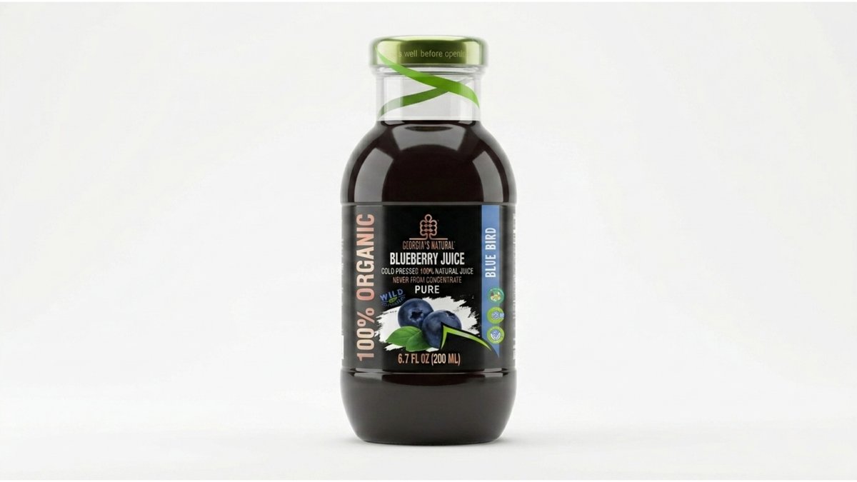 сок cold pressed blueberry (200 ml)