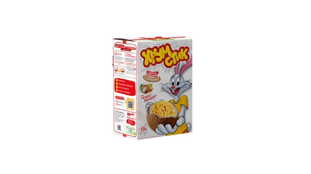 Krumstick Popcorn ქოქოსი-ნუში (120 გ)