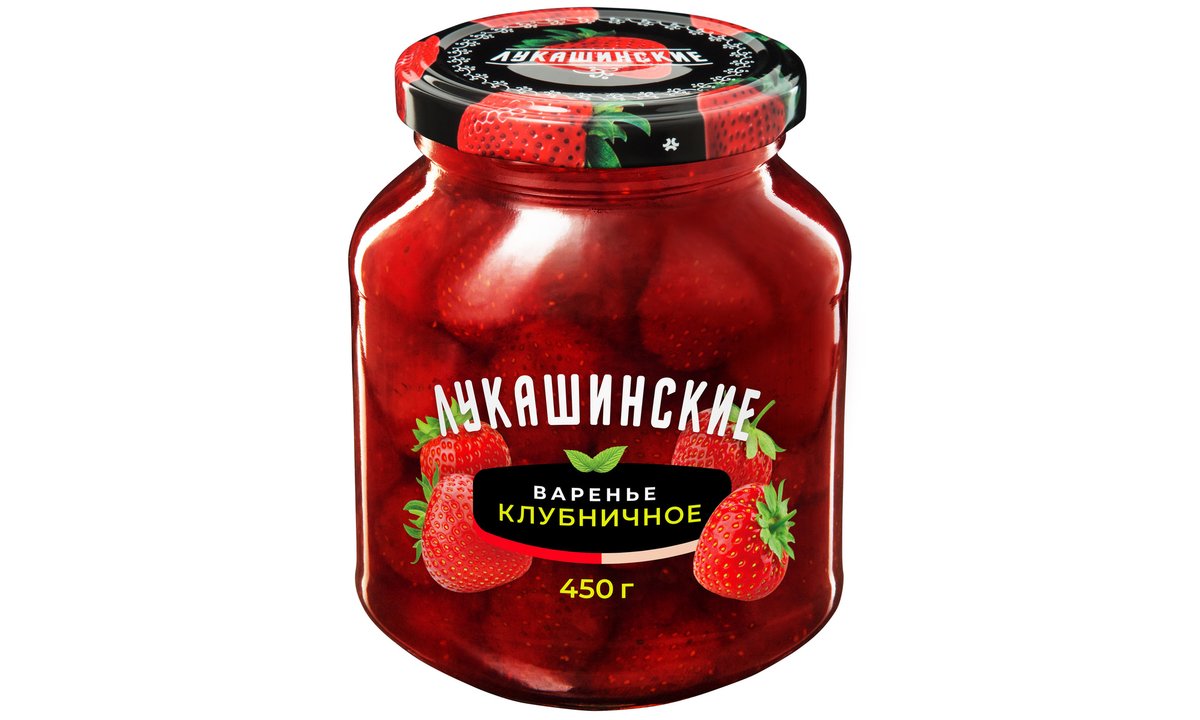 Lukashinskie ჯემი მარწყვის (450 g)