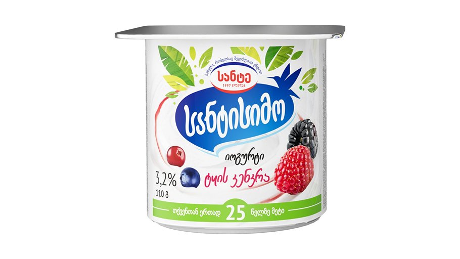 Santissimo Йогурт Wild Berries (110 g)