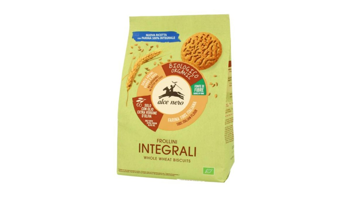Alche Nero biscuits whole wheat (350 g)