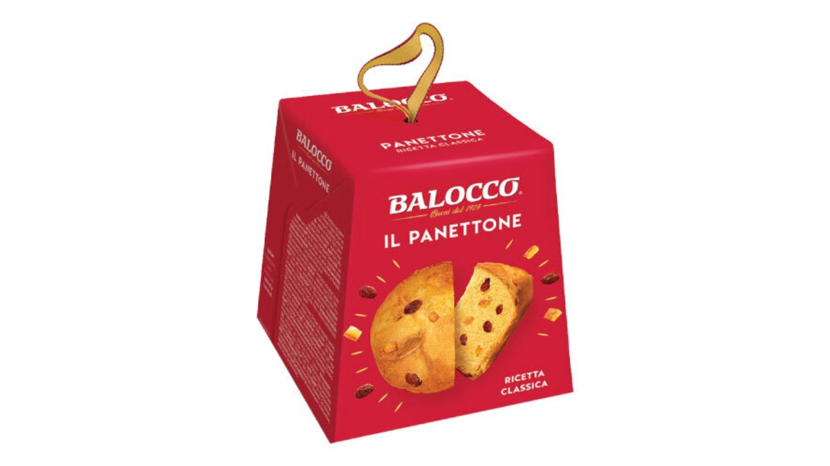 Balocco cake with raisins and orange zest (100 g)