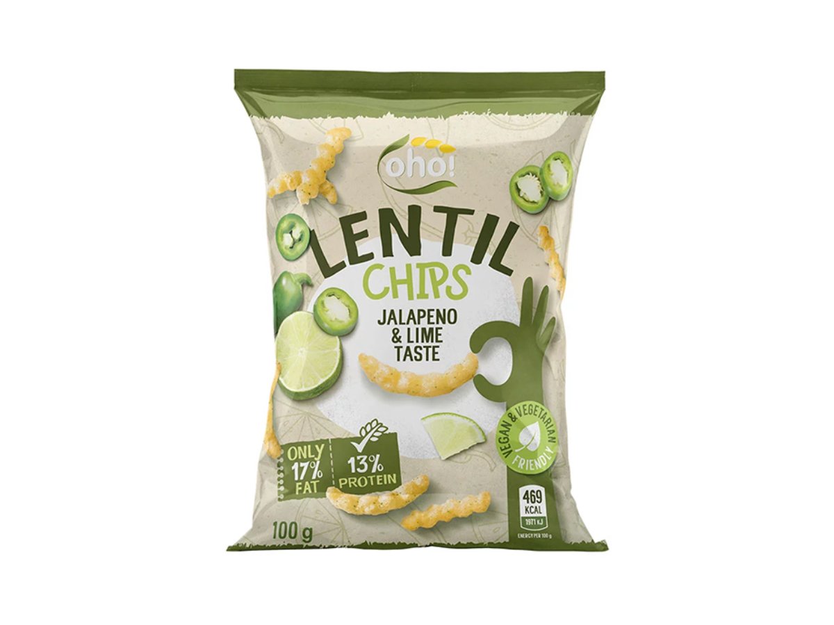 OHO ჩიპსი jalapeño and lime taste (100 gr)