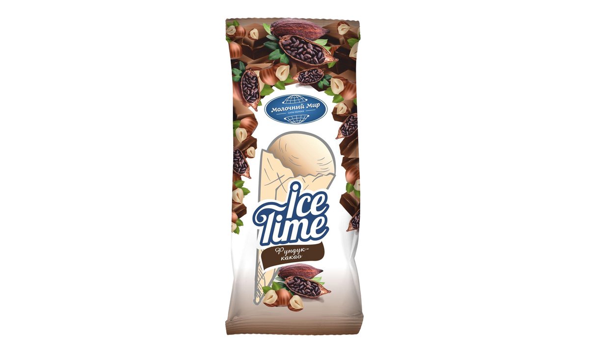 Ice-Time мороженое hazelnut - cocoa (100 გ)