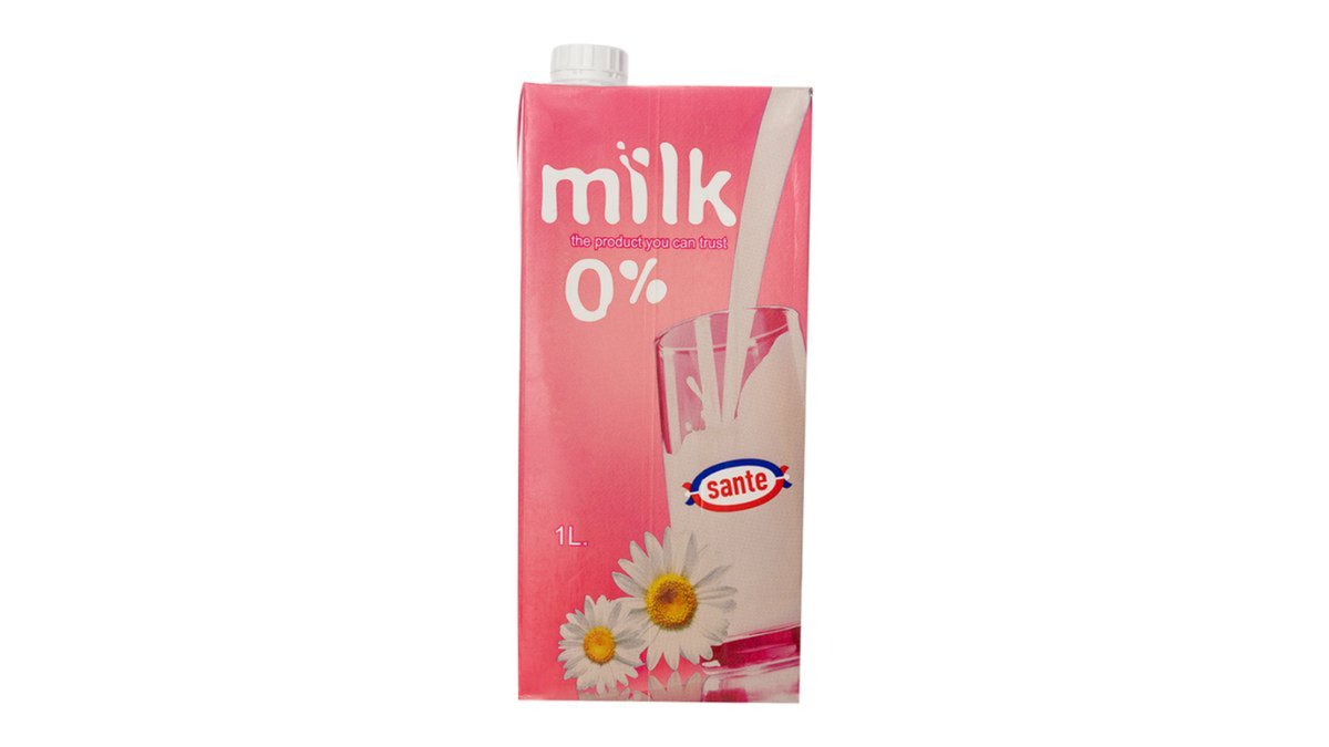 სანტე молоко კალცით 0% (1 l)