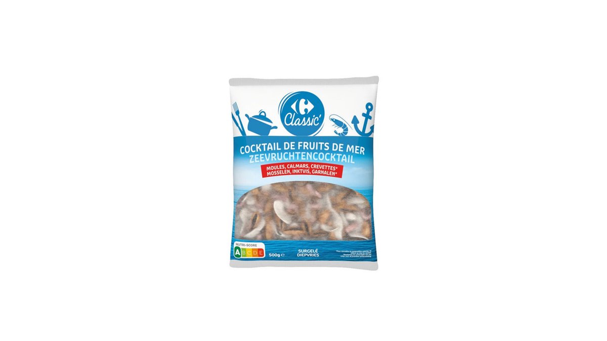 CRF Смешанные морепродукты Frozen Seafood Cocktail (500 g)