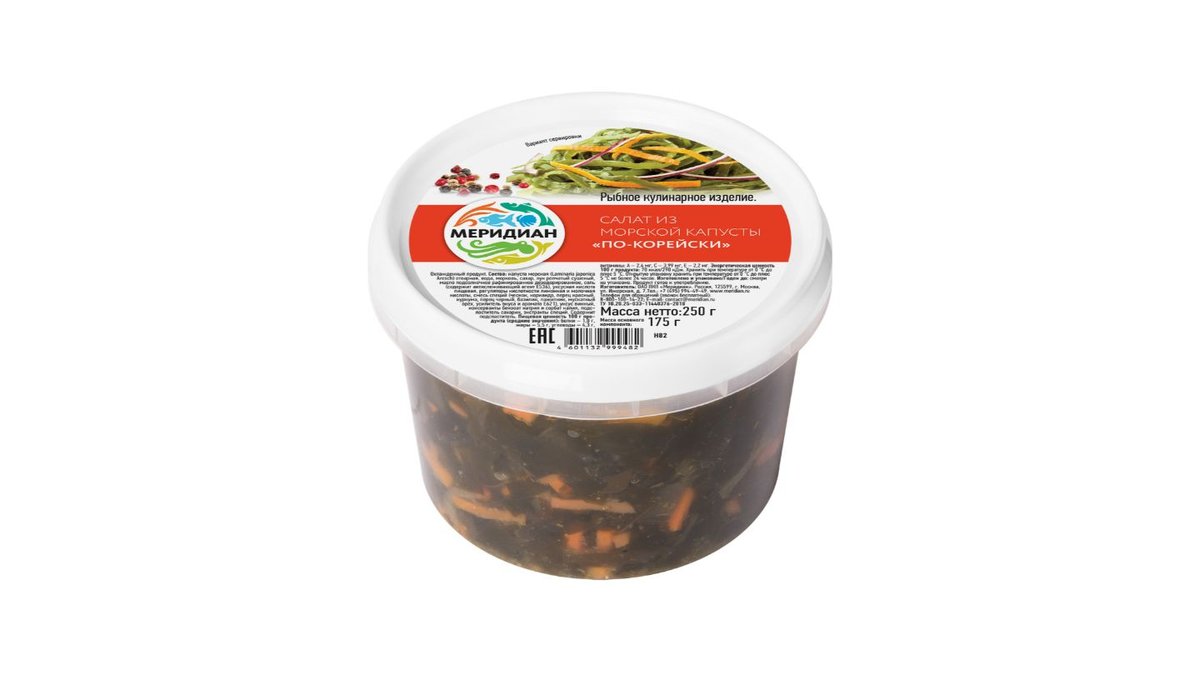 Meridian Салат из морской капусты კორეულად (250 g)