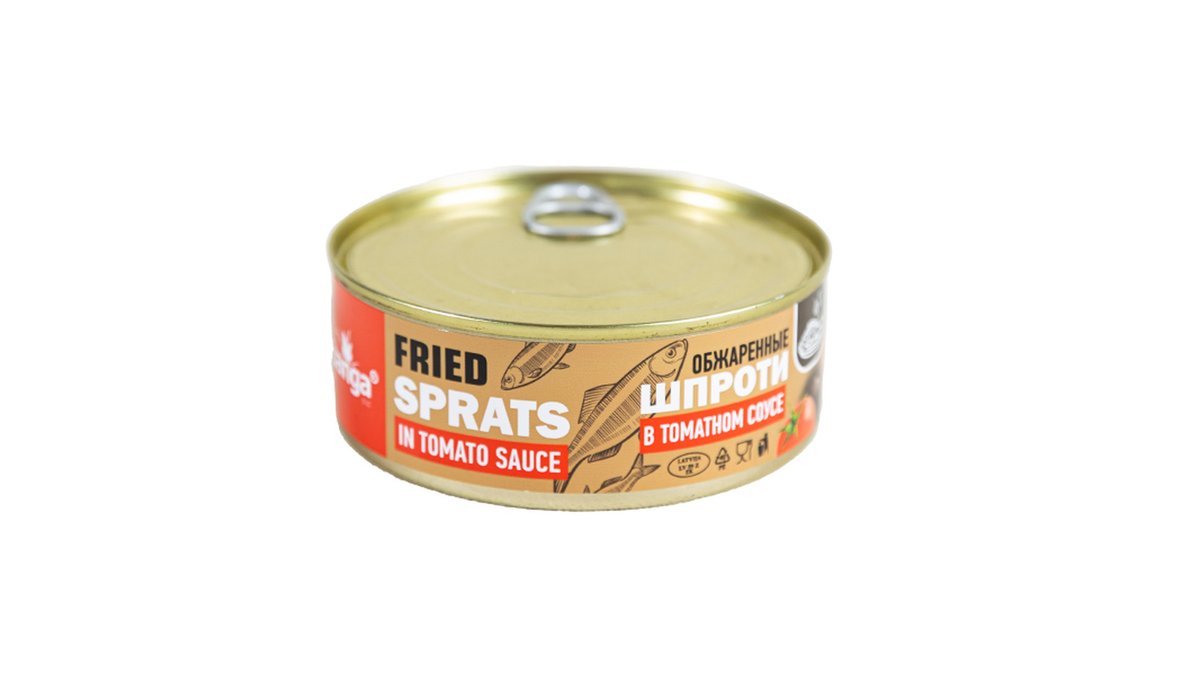 Banga Canned Fish Smoked sprat in tomato sauce (240 g)