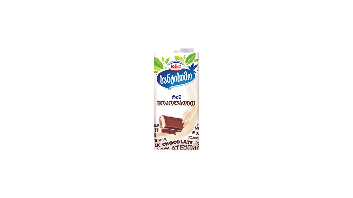 სანტისიმო მჟავე რძე chocolate milk 2% (1 l)