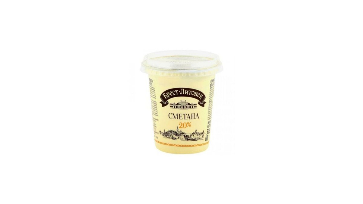 ბრესტ-ლიტოვსკ sour cream 20% (300 გრ)