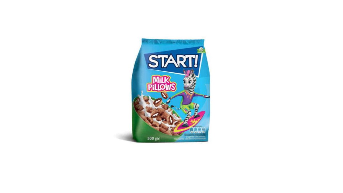 START breakfast cereal balls milk filling (500 g)