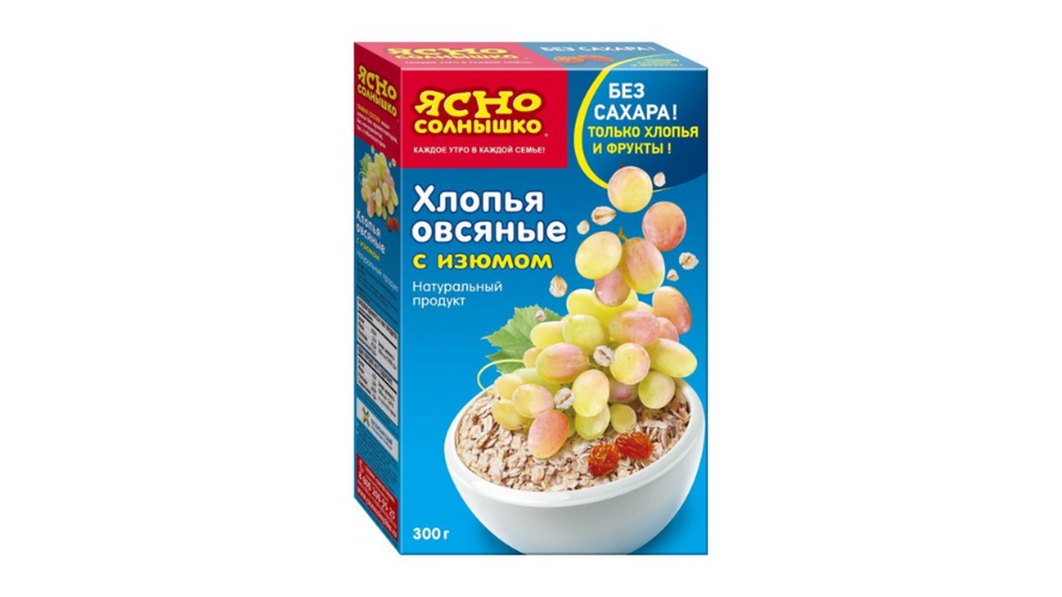 Hercules овсянка with raisins (300 g)
