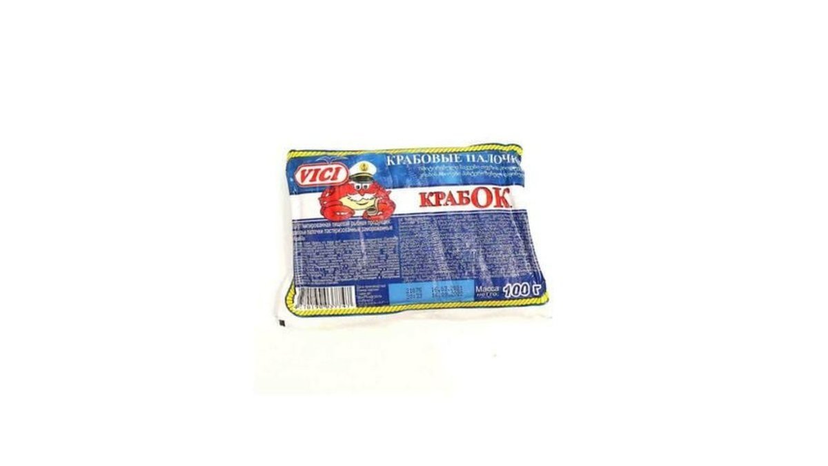 VICI Крабовые палочки კრაბის ჩხირები (100 g)