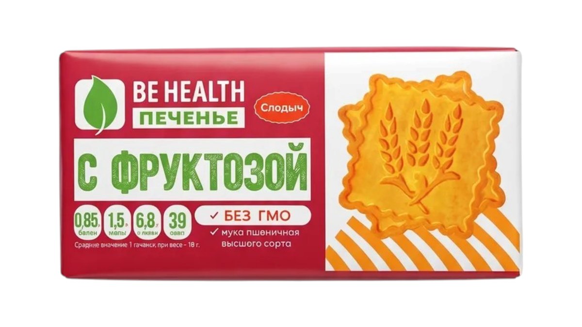 Slodich biscuits ფრუქტოზათი (100 გ)